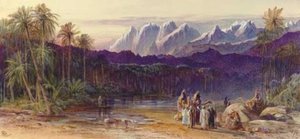 An Arab Encampment In Wadi Feiran, Egypt — Edward Lear