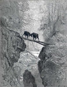 The Two Goats — Paul Gustave Doré
