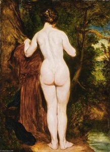 Nude Bather By A Stream — William Etty