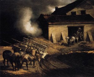 The Plaster Kiln — Théodore Géricault, Romanticism