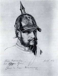 Figurenstudie Louis Stellmacher, Garde Du Corps — Anton Von Werner