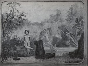 Swimming Party — Louis Michel Eilshemius