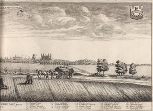 Cambridge From The West — David Loggan
