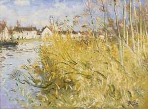 Autumn In Misi-sur-yonne — Pierre-eugène Montézin