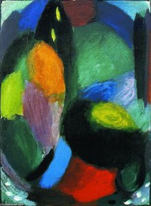 Variation: Landscape With Mountain — Alexej Von Jawlensky, Expressionism