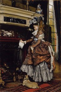 The Fireplace — James Jaques Joseph Tissot