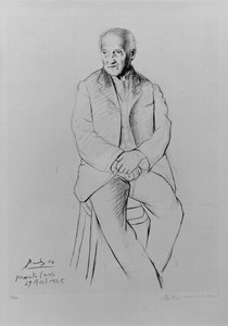 Porträt Des Ballettdirektors Der Scala — Pablo Picasso