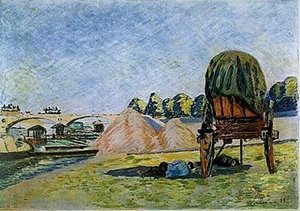 Paysage Au Chariot — Ferdinand Guillaumin