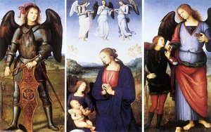 Polyptych Of Certosa Di Pavia (details) — Vannucci Pietro (le Perugin), Early Renaissance