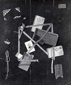 Old Time Letter Rack, (painting) — John Frederick Peto