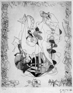 Plate 6 From Theogony By Hesiod - Platte 6 Aus Der Theogonie Von Hesiod — Georges Braque