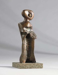 Standing Girl; Bonnet And Muff — Henry Moore