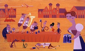Oktoberfiasco — Josh Agle (shag)