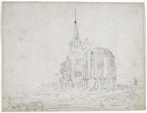 A Ruined Church — Jan Josephszoon Van Goyen