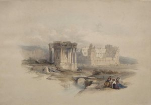 Circular Temple At Baalbec — David Roberts
