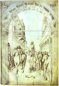 St. John The Baptist Preaching — Jacopo Bellini