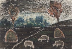 Meadow In Sunset — István Nagy