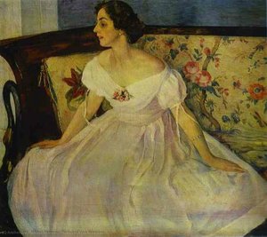 Portrait Of Vera Nesterova — Mikhail Nesterov