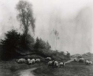View in Sussex, England, (painting)