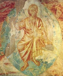 Apocalyptical Christ (detail) — Cimabue, Proto-renaissance