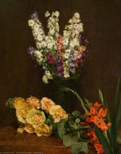 Flowerpiece — Henri Fantin-latour, Realism