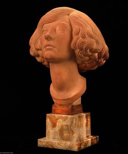 Portrait Of A Girl — Paul Manship, Art Deco