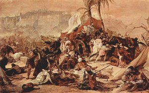 The Seventh Crusade Before Jerusalem — Francesco Hayez