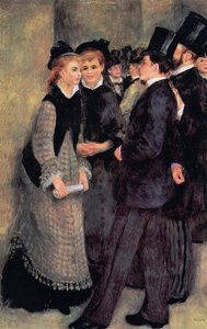 Leaving The Conservatoire — Pierre-auguste Renoir