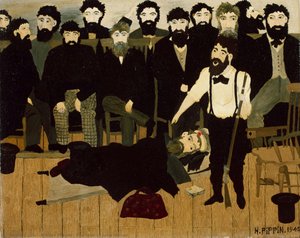The Trial Of John Brown — Horace Pippin, American Realism