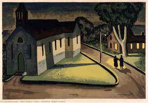 Untitled (night Scene) — Max Arthur Cohn