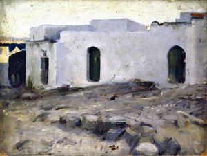Moorish Buildings On A Cloudy Day (also Known As Moorish House On Cloudy Day) — John Singer Sargent