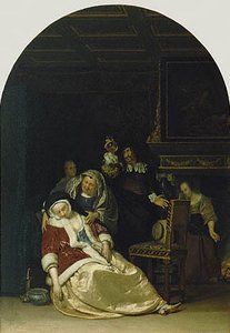 The Doctors Visit Gty — Frans Van Mieris