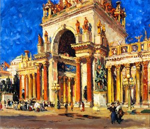 Tower Of Jewels, Panama-pacific International Exposition — Colin Campbell Cooper, American Impressionism