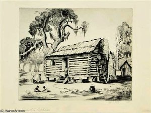 Low Country Cabin — Alfred Heber Hutty