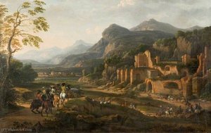 Landscape With Horsemen — Jacques Courtois