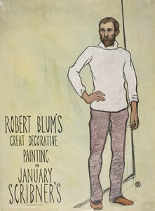 'robert Blum's Great Decorative Painting In January Scribner's', (43 X 32 Cm) (1896) — William Sergeant Kendall