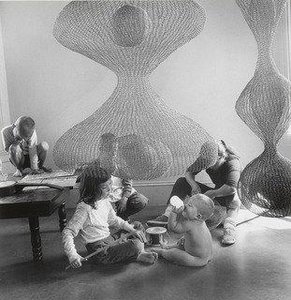 Ruth Asawa At Work With Children — Imogen Cunningham