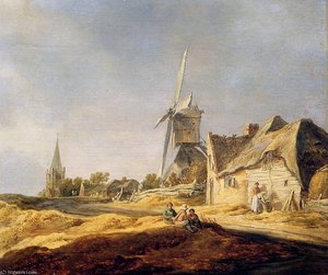 View On Country Road Sun — Jan Josephszoon Van Goyen