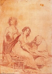 Ruega Por Ella 1 — Francisco José De Goya Y Lucientes, Romanticism