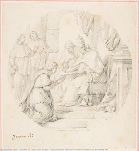 Angelo Maria Querini Created Cardinal By Benedict Xiii — Cerchia Di Francesco Zugno