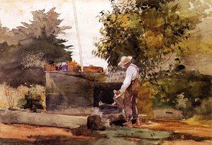 At The Well — Winslow Homer