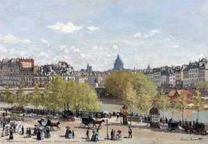 Wharfe Von Louvre, Paris — Claude Monet