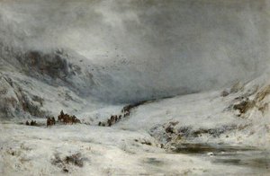 The Passage Of Montrose's Army Through Glencoe (the Legend Of Montrose) — George Reid