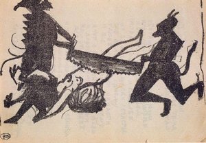 Devils Are Sawing Sinner — Kazimir Malevich, Suprematism