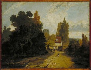 A Road Leading to a Village