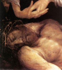 Die Lamentation Christi (detail) — Matthias Grünewald