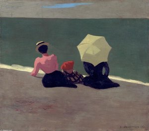 On The Beach — Félix Vallotton