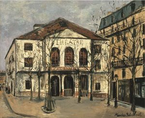 The Theatre — Maurice Utrillo
