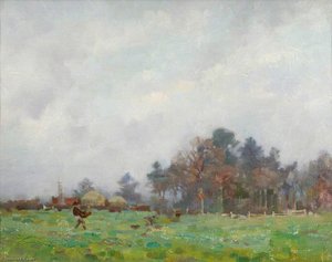 Field And Trees — Benjamin Haughton