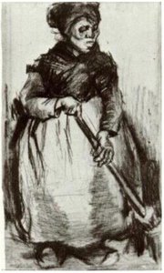 Bauernfrau Mit Besen — Vincent Willem Van Gogh